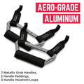 Back Grip PRO Headrest Handles for TESLA S/ 3/ Y