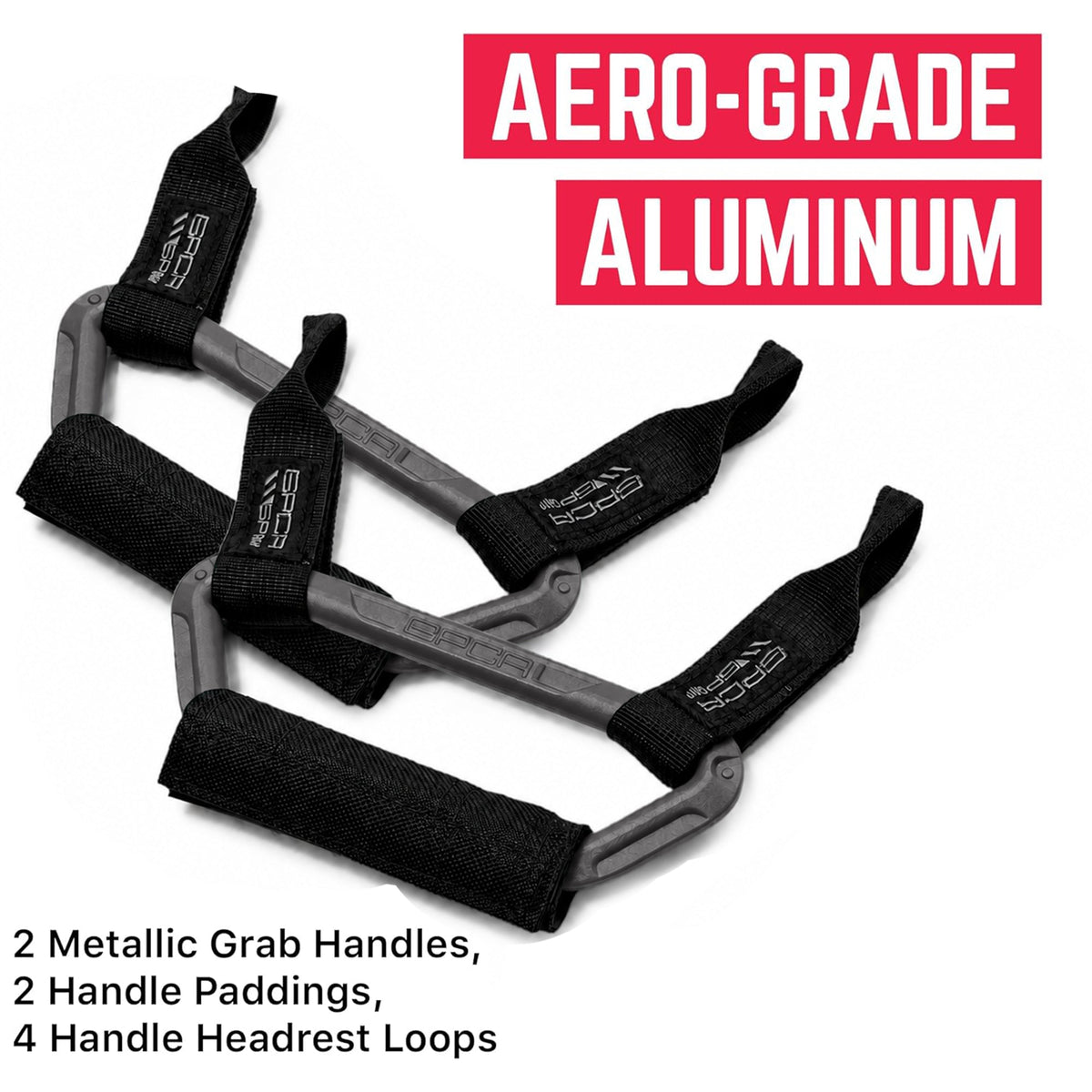GP Back Grip PRO — Rear Headrest Handles for All Cars & Trucks