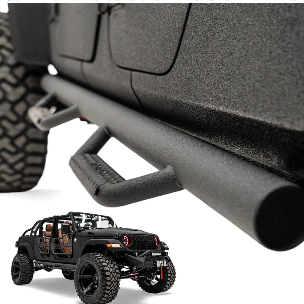 Jeep Gladiator Stationary Steel Side Steps 2020-2027