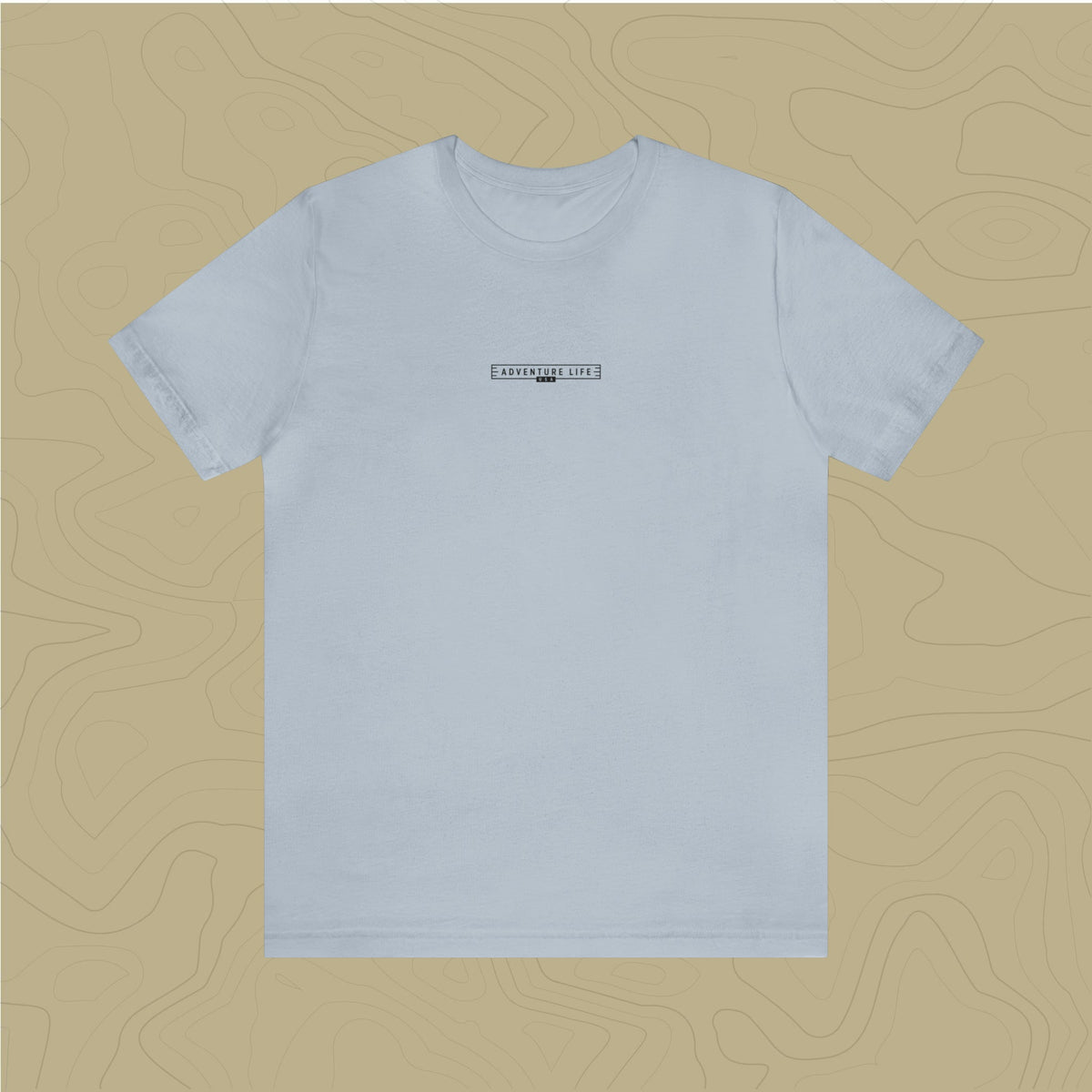 Great Smoky Mountains National Park - Adventure Life Trail Topographic Garment Dyed Tee