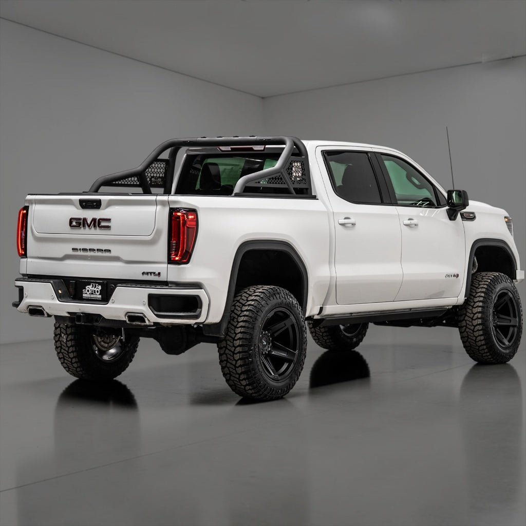 GMC SIERRA 1500 (2019-2027 )ALUMINUM REAR BED CHASE RACK