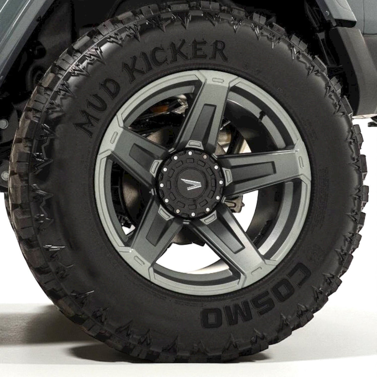 Apocalypse 5 Spoke Wheel for Jeep Gladiator /  Wrangler 5 Lug (Silver)