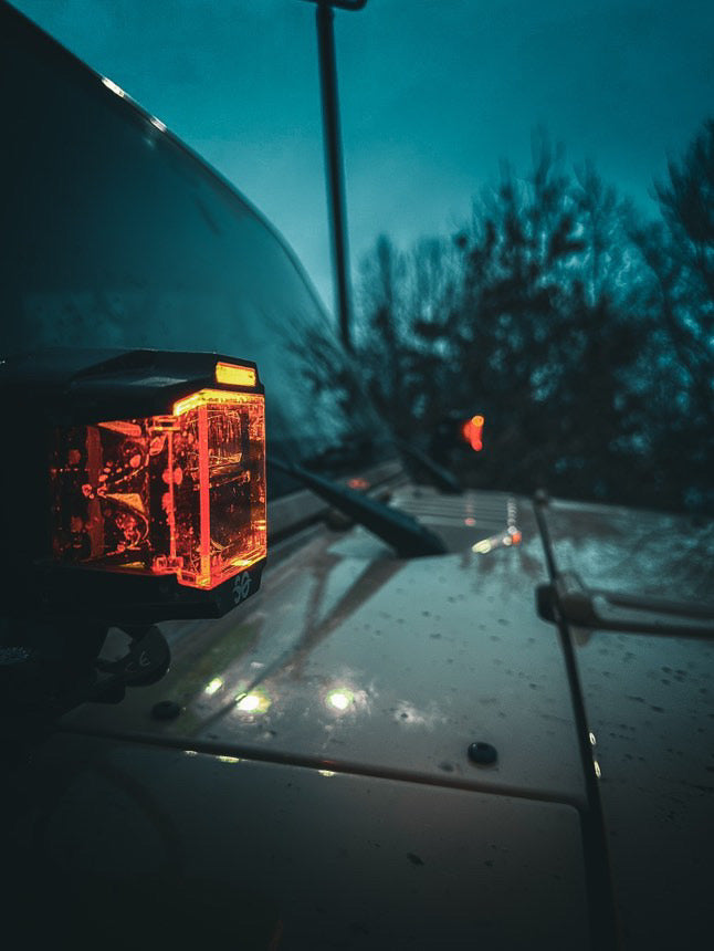 Shoreline Offroad Pro Series Yellow Amber LED 3” Pods with DRL