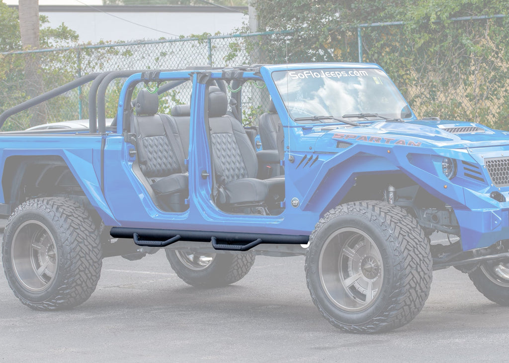 Jeep Gladiator Stationary Steel Side Steps 2020-2027