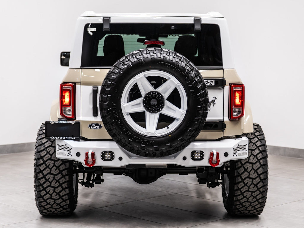 Ford Bronco 2021-2027 Rear SoFlo Baja Steel Bumper Black