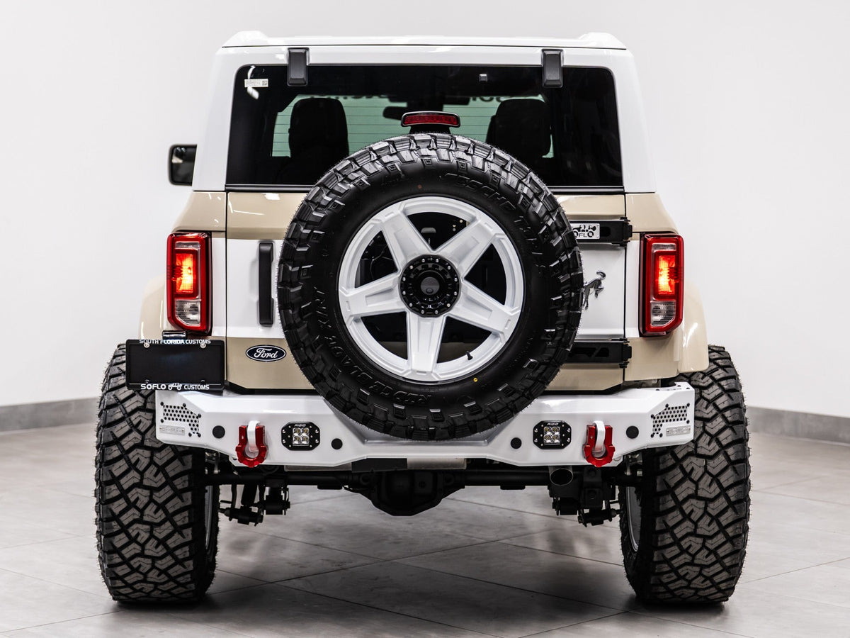 Ford Bronco 2021-2027 Rear SoFlo Baja Steel Bumper Black