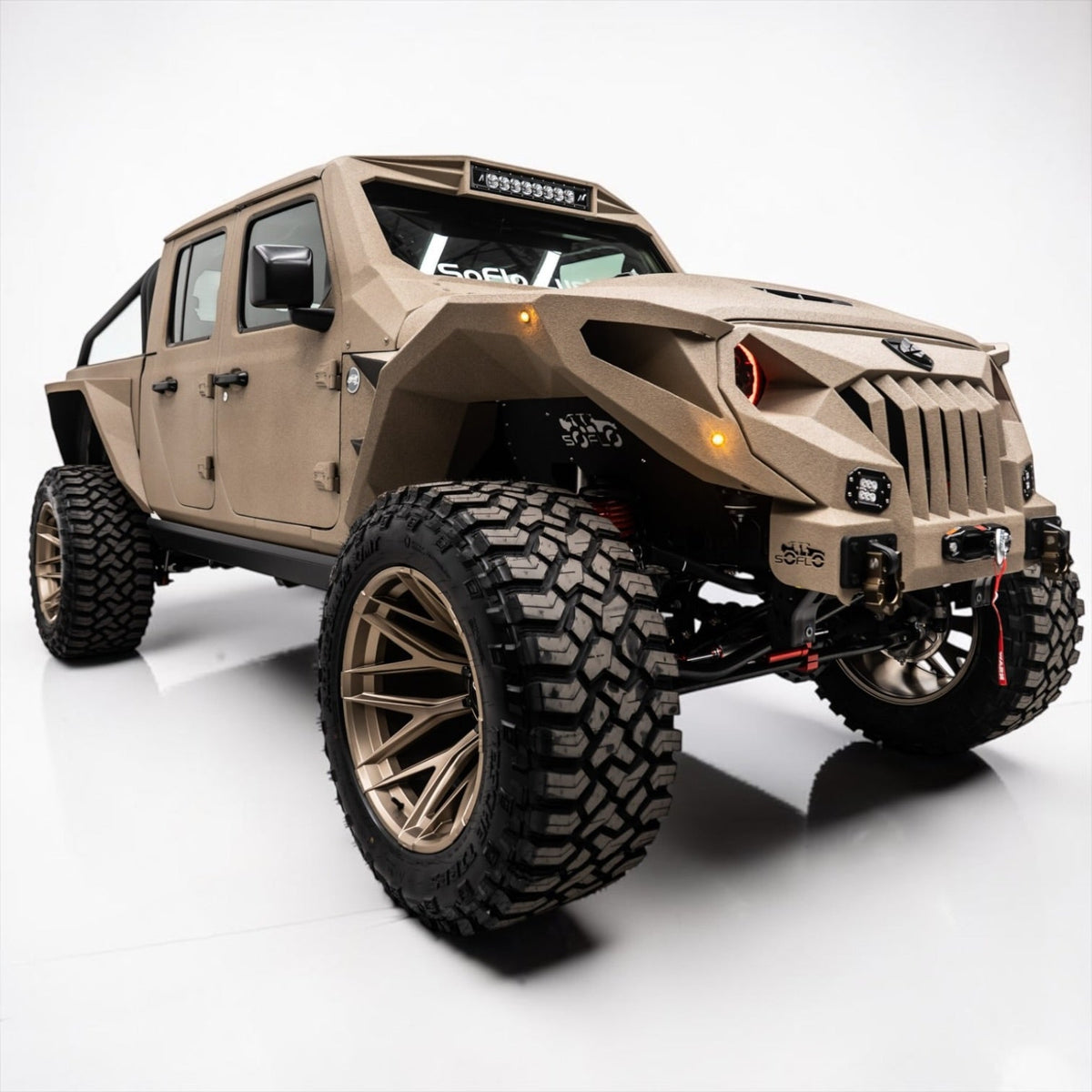 Apocalypse GEN 3 BRONZE Rim for Jeep Wrangler and Jeep Gladiator (22x14) Ultimate Offset