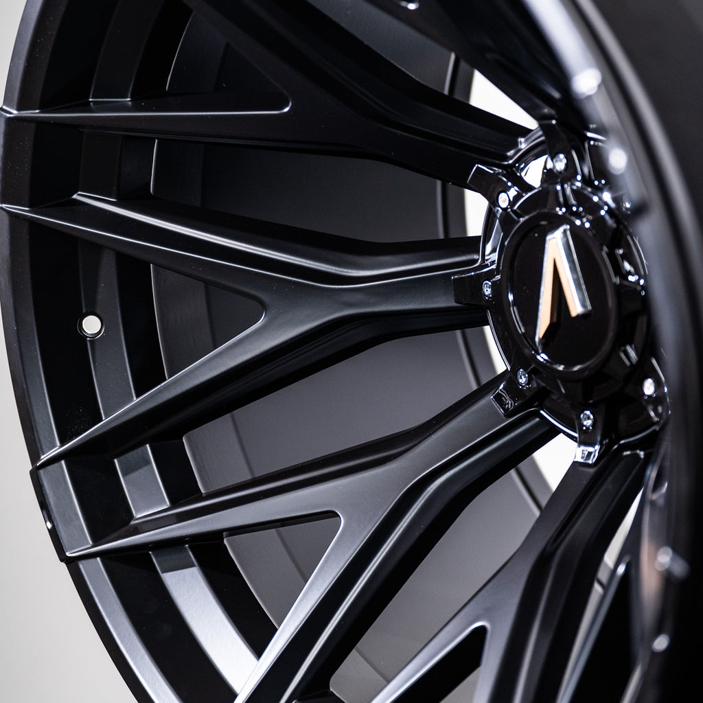 Apocalypse GEN 3 BLACK Rim for Jeep Wrangler and Jeep Gladiator (22x14) Ultimate Offset