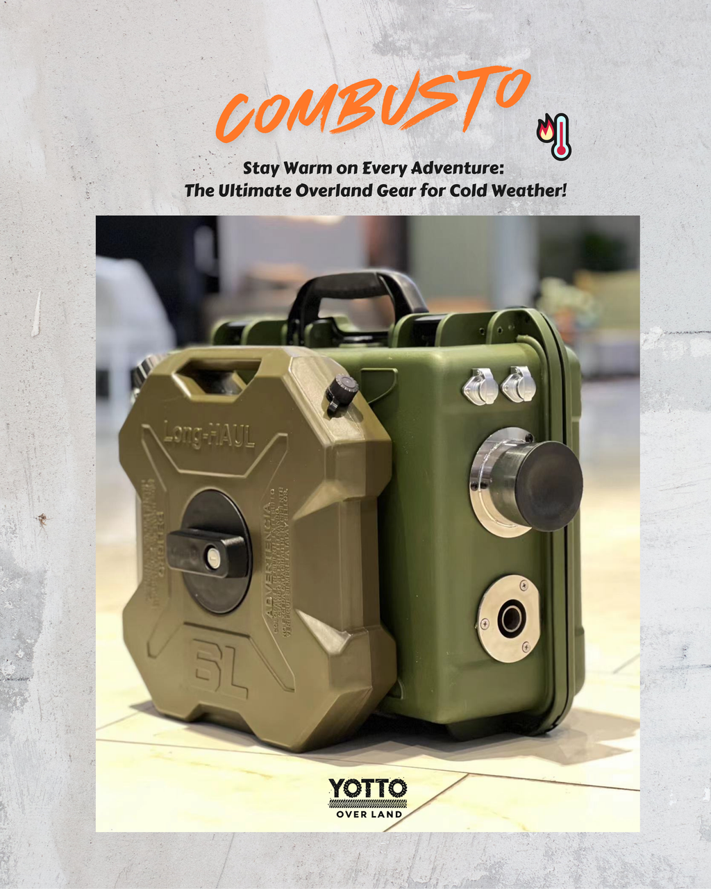 Combusto – The Overlander’s Weather-Resistant Diesel Heater