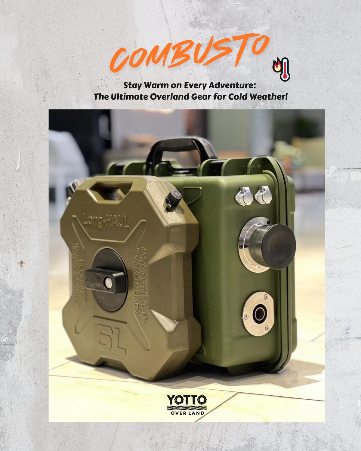 Combusto – The Overlander’s Weather-Resistant Diesel Heater