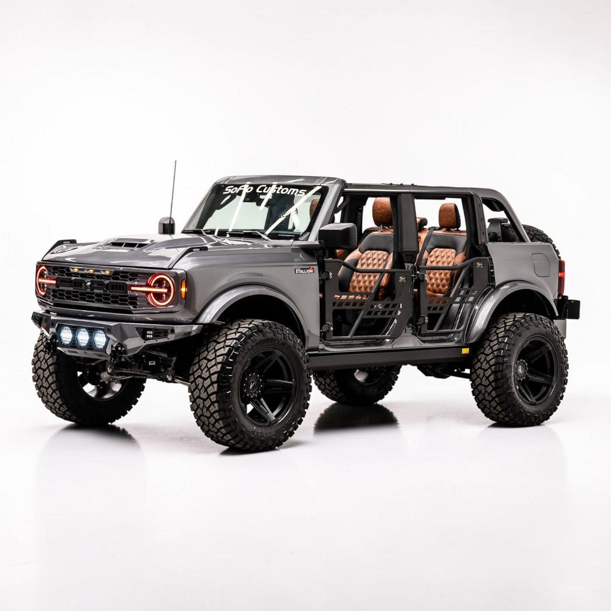 Ford Bronco Pipe Half Doors x4 (2021-2027)