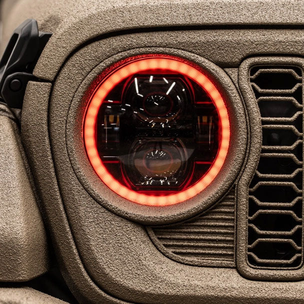 Jeep Wrangler Color Changing RGBW Halo Headlights 2018-2027