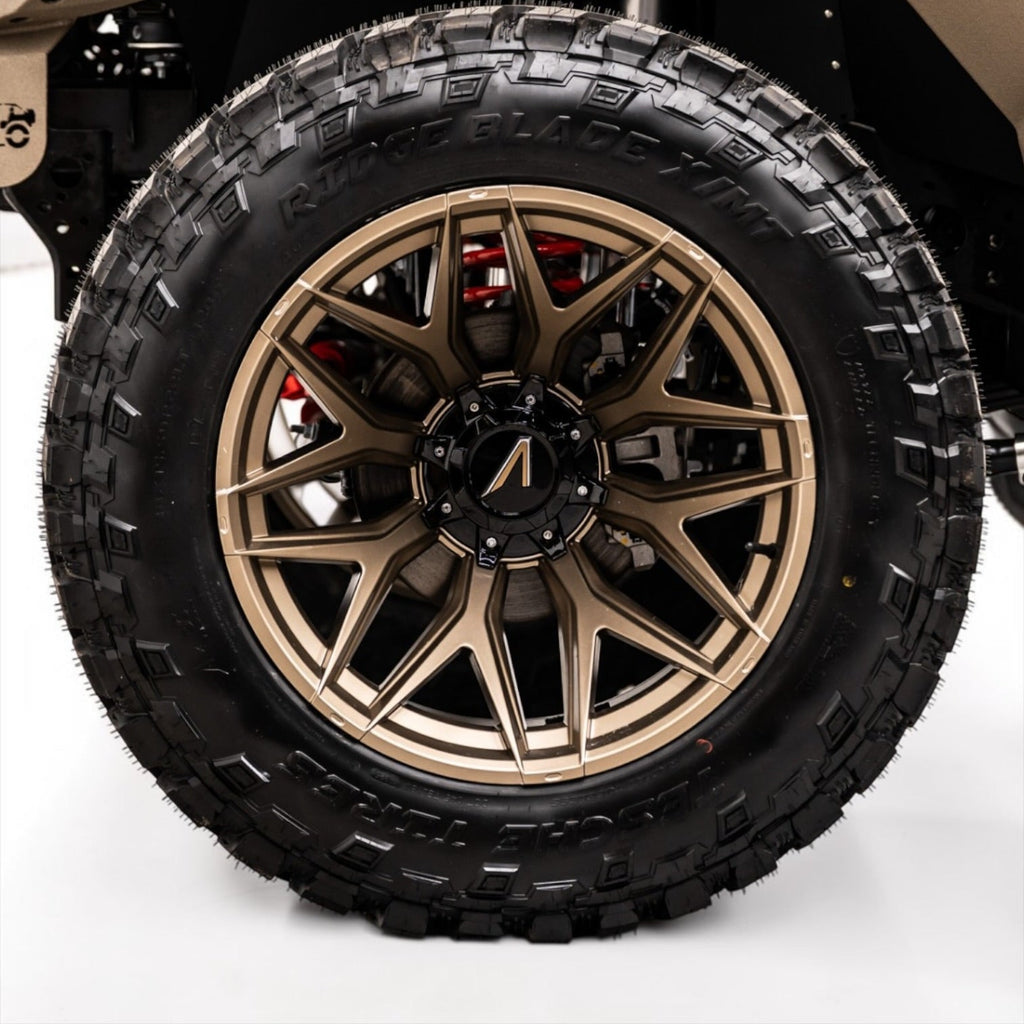 Apocalypse GEN 3 BRONZE Rim for Jeep Wrangler and Jeep Gladiator (22x14) Ultimate Offset
