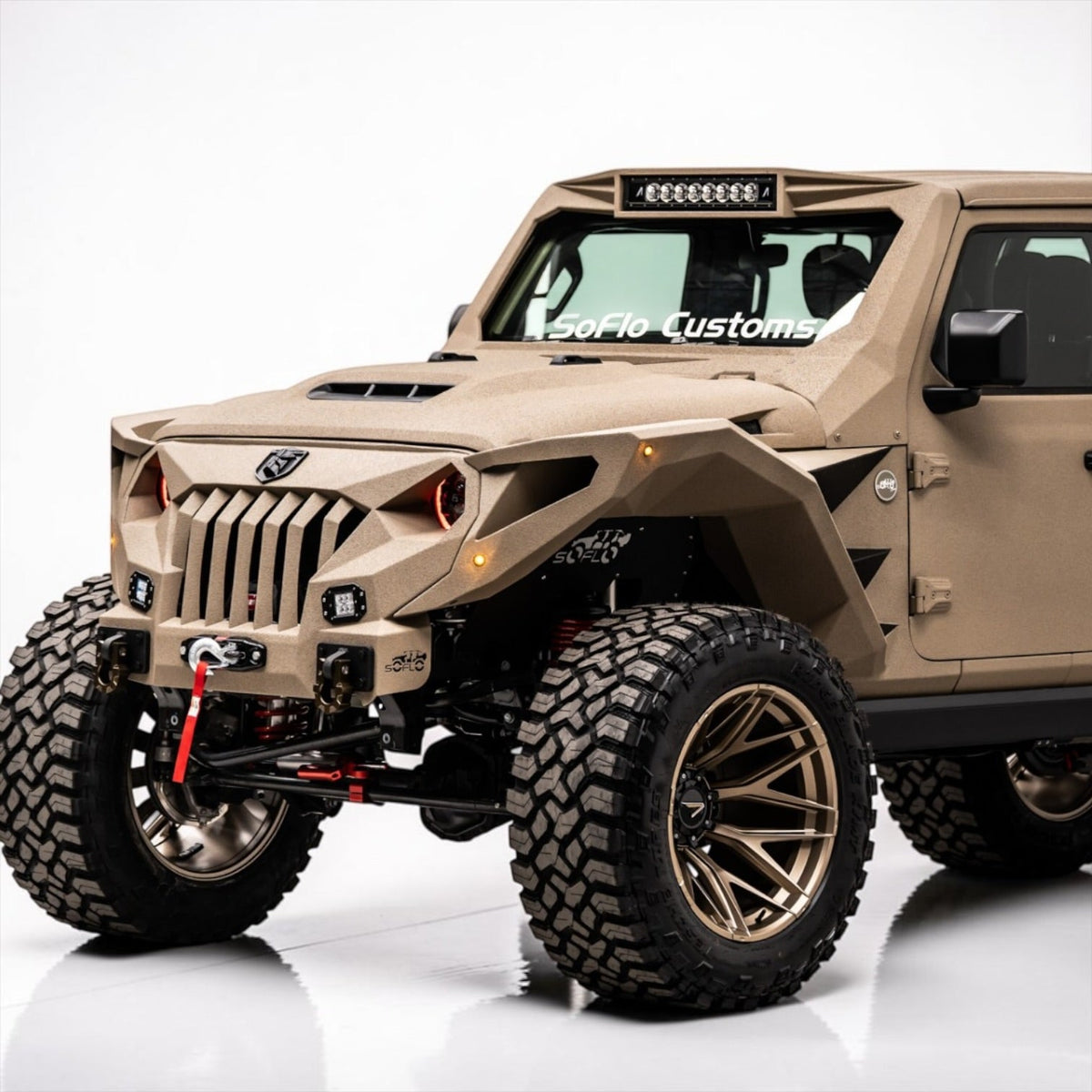 Apocalypse GEN 3 BRONZE Rim for Jeep Wrangler and Jeep Gladiator (22x14) Ultimate Offset