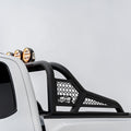 F150 ALUMINUM CHASE RACK 2021-2027 WITH (4) 6” LED FLOOD LIGHTS bed cage