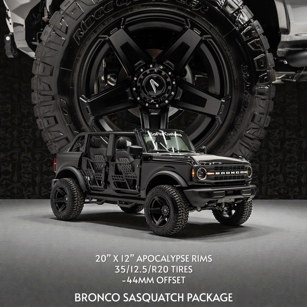 Ford Bronco Apocalypse 5 Spoke Wheel 6 Lug (Black) 2021- 2027