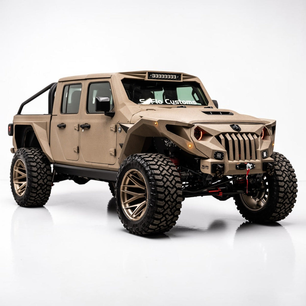 Apocalypse GEN 3 BRONZE Rim for Jeep Wrangler and Jeep Gladiator (22x14) Ultimate Offset