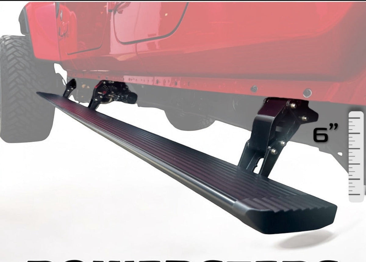 Jeep Gladiator 6 Inch Powersteps Running Boards 2020-2027