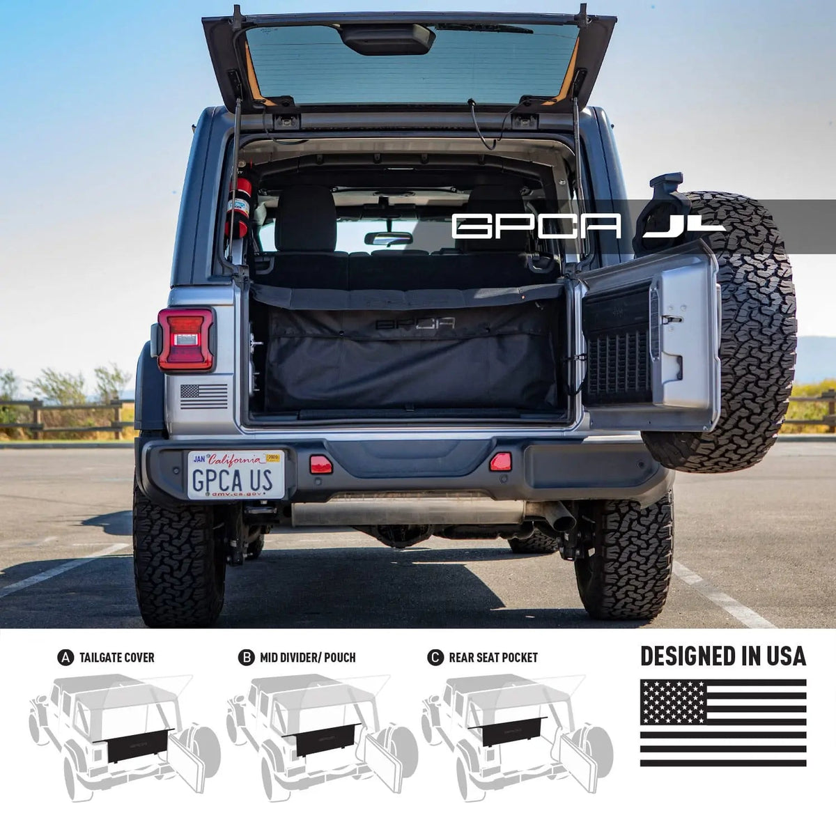 Jeep Wrangler JL 4DR Cargo Cover LITE (2018+)