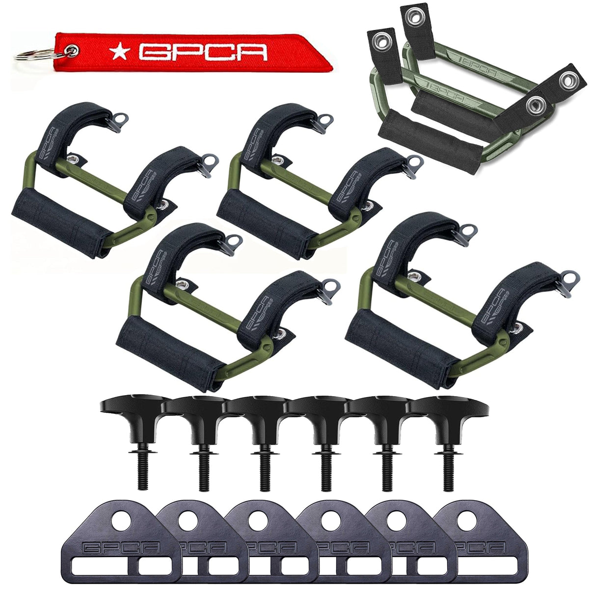 GP-Grip AIR — Airbag-Safe Handle for Jeep Wrangler (2024+)