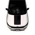 Hood Graphic for Compass | Black Flag - fits Jeep Compass MP 2017-2024
