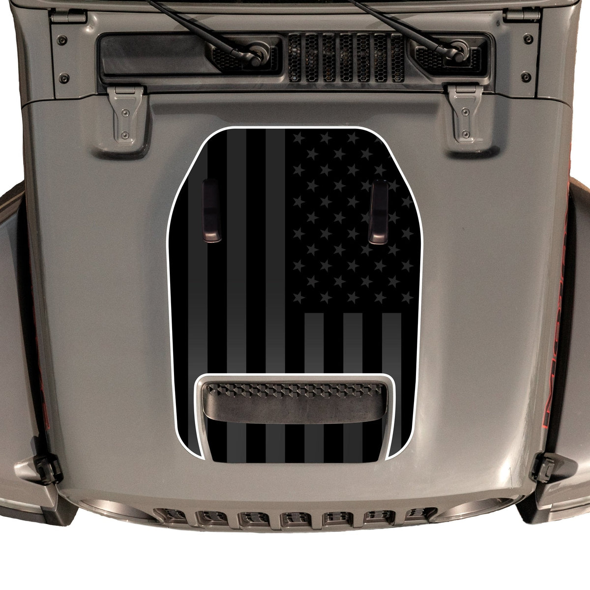 Hood Graphic for Gladiator MOJAVE | Black Flag