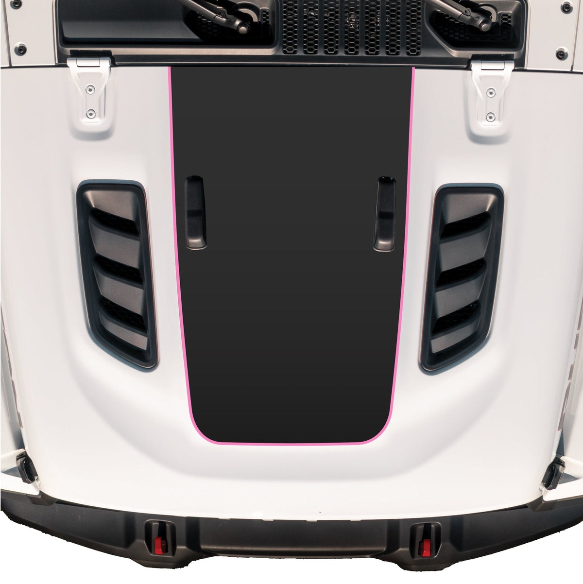 Hood Graphic for RUBICON | Matte Black - fits Wrangler JL & Gladiator JT