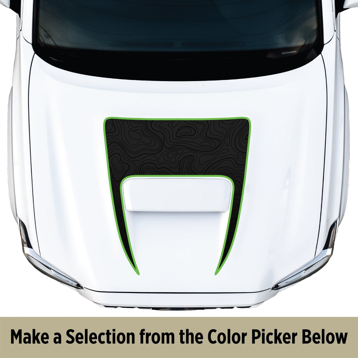 Hood Graphic | fits Toyota Tacoma TRD Pro (2016-2022)