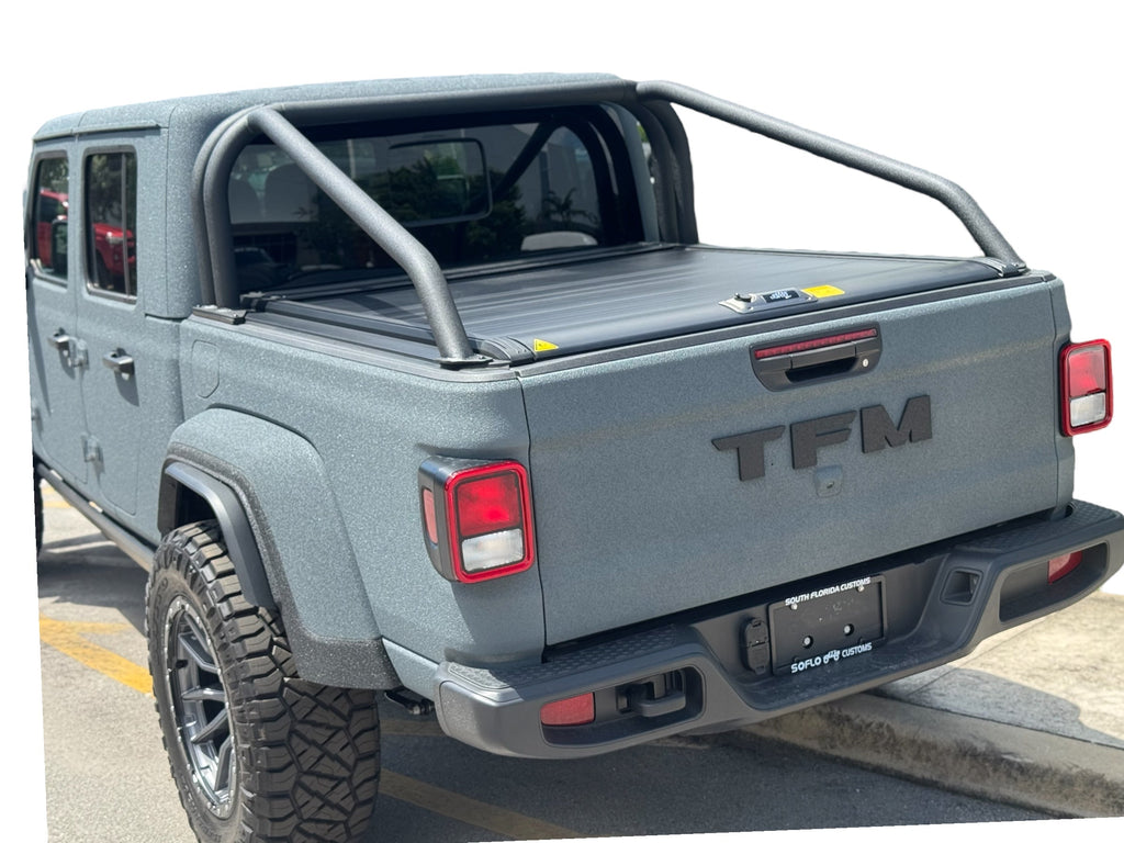 Jeep Gladiator Slide N Lock Aluminum Rectractable Tonneau Bed Cover (2020-2027)
