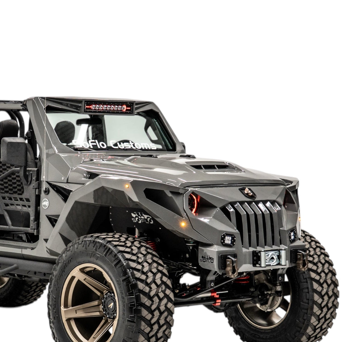 Apocalypse 5 Spoke Wheel for Jeep Wrangler and Gladiator 5 Lug (Bronze)