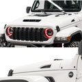 Jeep Wrangler SoFlo Custom Hood with Clear Insert 2018-2027