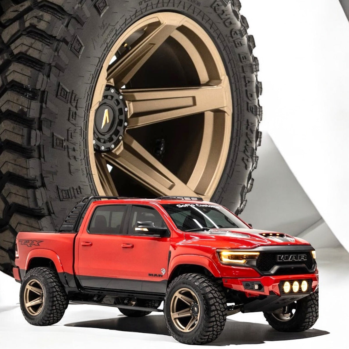 Bronze Apocalypse RAM 1500 TRX Wheels