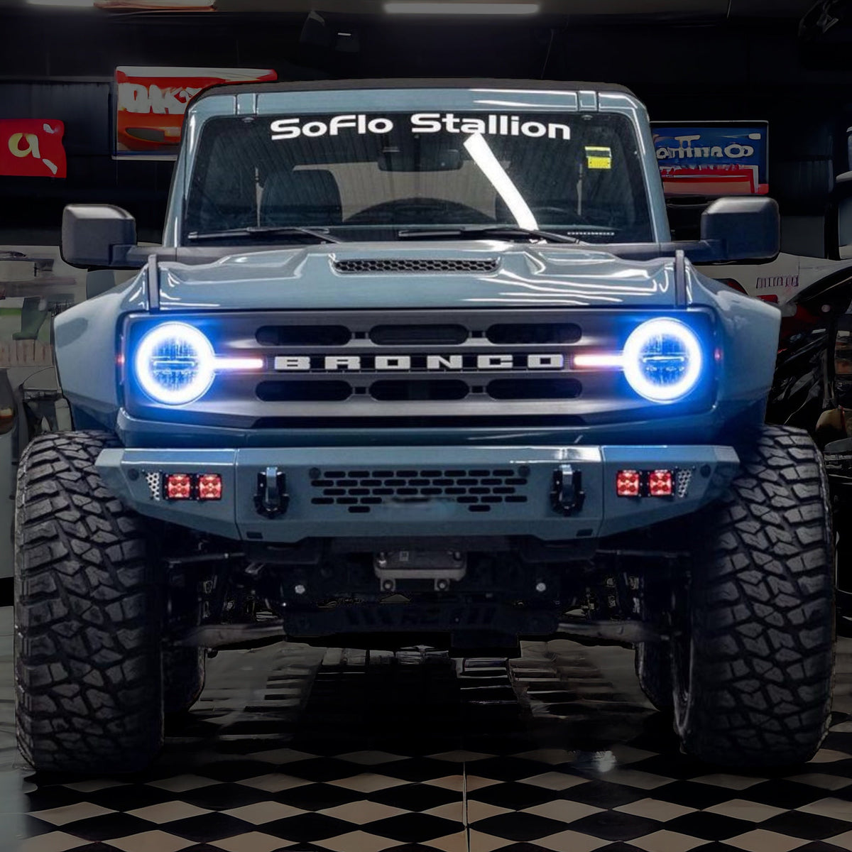 Ford Bronco RGB Halo Headlights 2021-2027