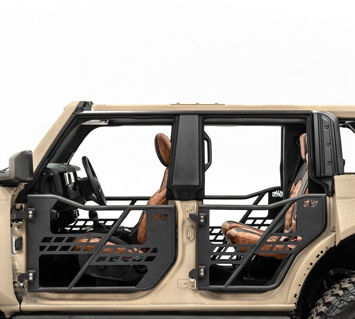 Ford Bronco Pipe Half Doors x4 (2021-2027)