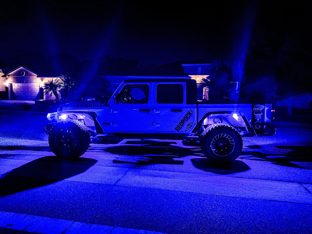 Shoreline Offroad Pro Series 8pc RGBW Rock light Kit