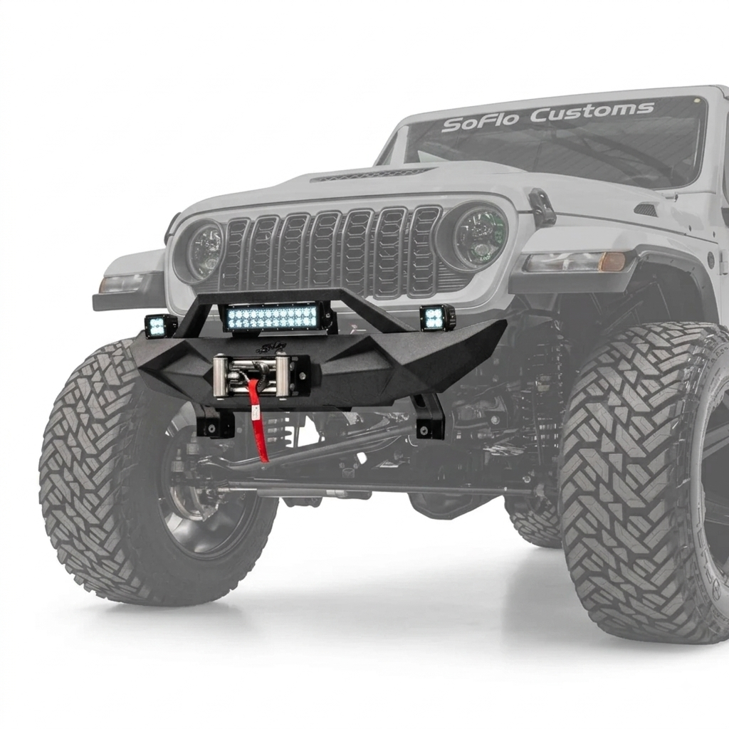 Jeep Wrangler Front Bumper Stubby 2018-2027