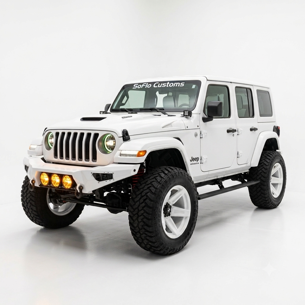 Jeep Wrangler Powersteps Running Boards 2018-2027 4 Door 6 Inch