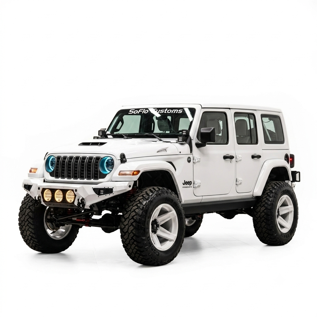 Jeep Wrangler Powersteps Running Boards 2018-2027 4 Door 6 Inch
