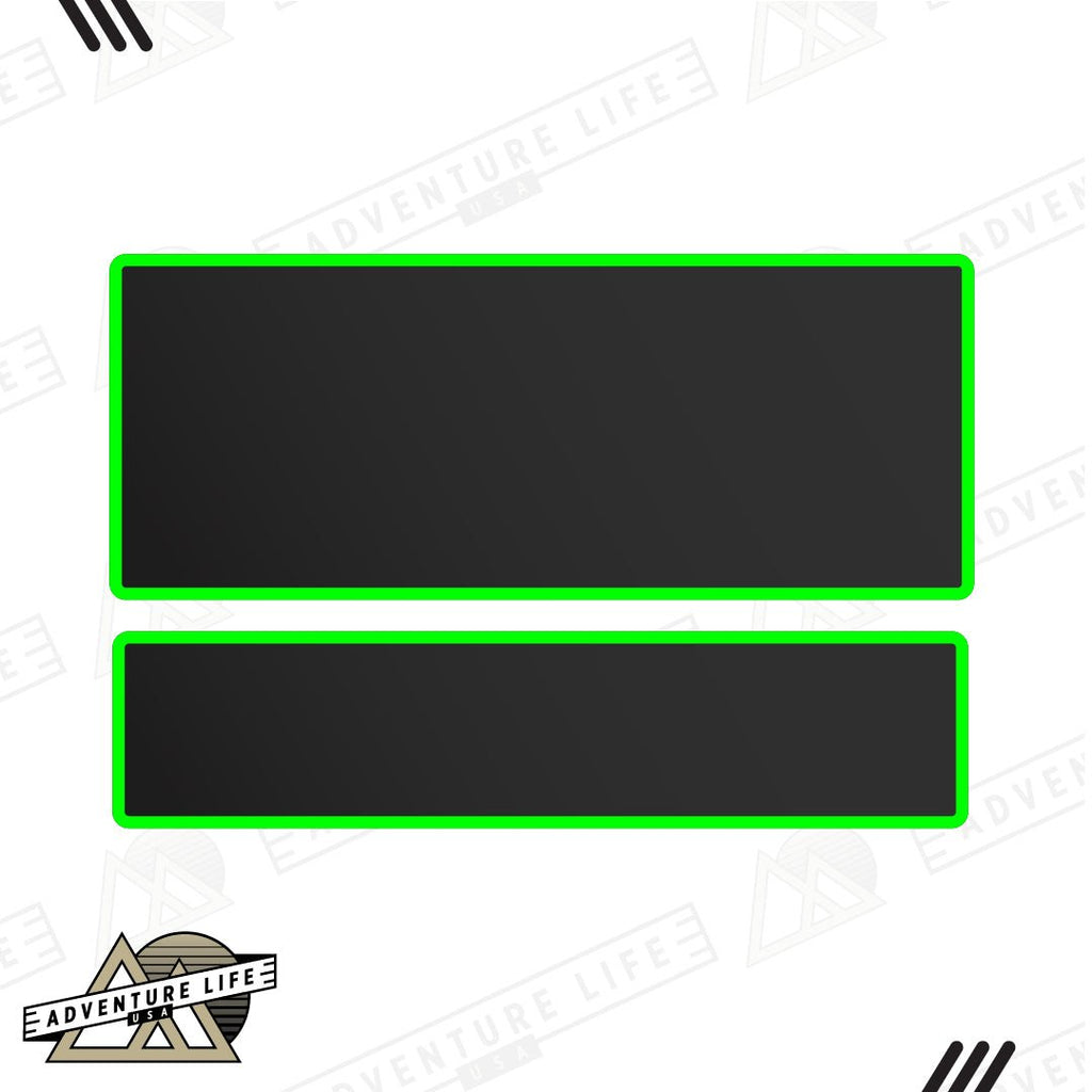 Sun Visor Decal Set – Covers OEM Warning Labels | Driver + Passenger