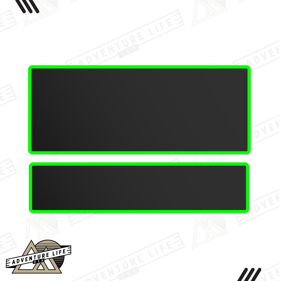 Sun Visor Decal Set – Covers OEM Warning Labels | Driver + Passenger