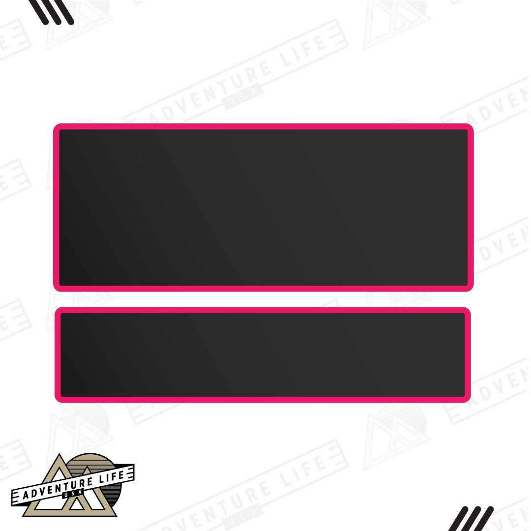 Sun Visor Decal Set – Covers OEM Warning Labels | Driver + Passenger