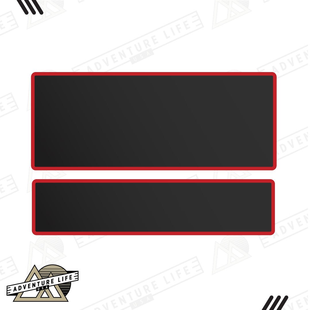 Sun Visor Decal Set – Covers OEM Warning Labels | Driver + Passenger
