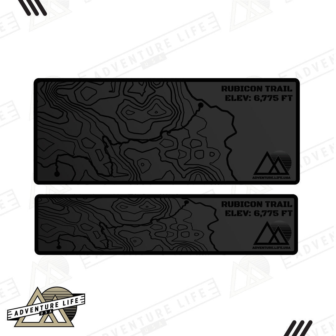Sun Visor Decal Set – Covers OEM Warning Labels | Driver + Passenger