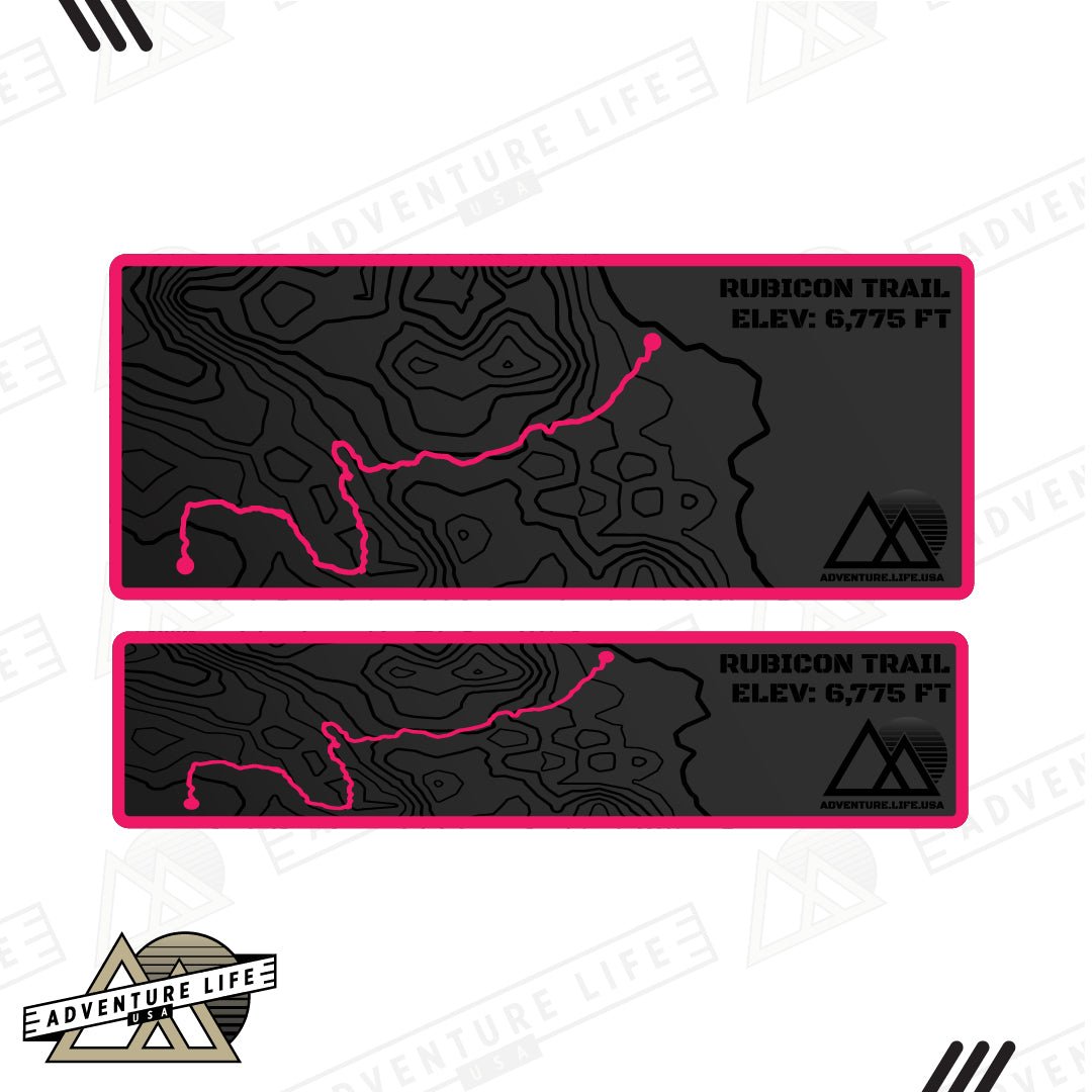 Sun Visor Decal Set – Covers OEM Warning Labels | Driver + Passenger
