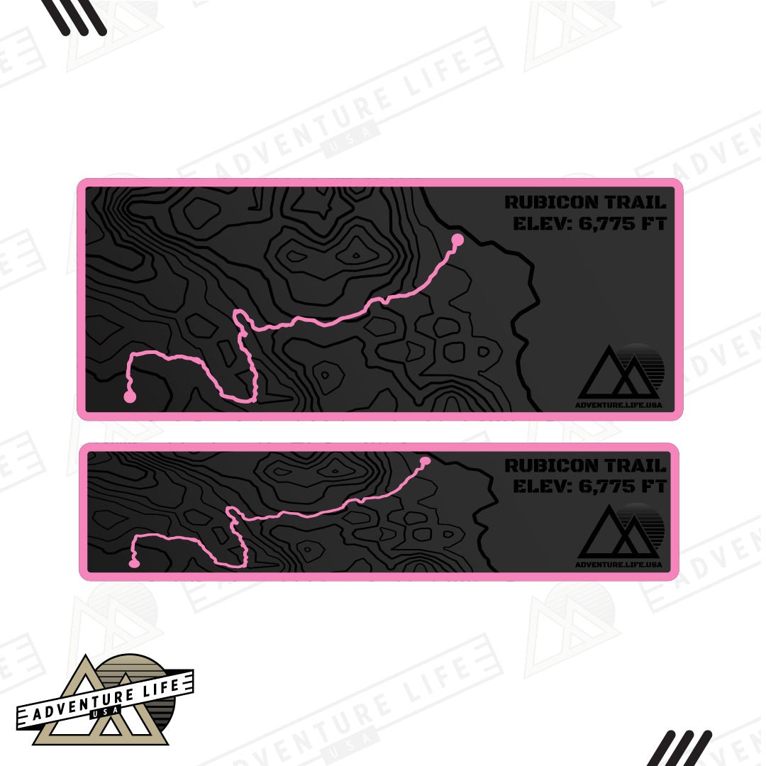 Sun Visor Decal Set – Covers OEM Warning Labels | Driver + Passenger