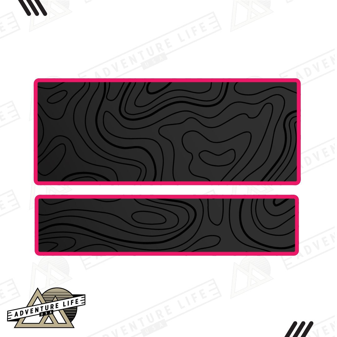 Sun Visor Decal Set – Covers OEM Warning Labels | Driver + Passenger