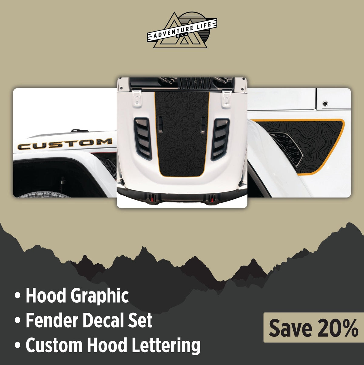 Graphic Kit for Gladiator JT RUBICON