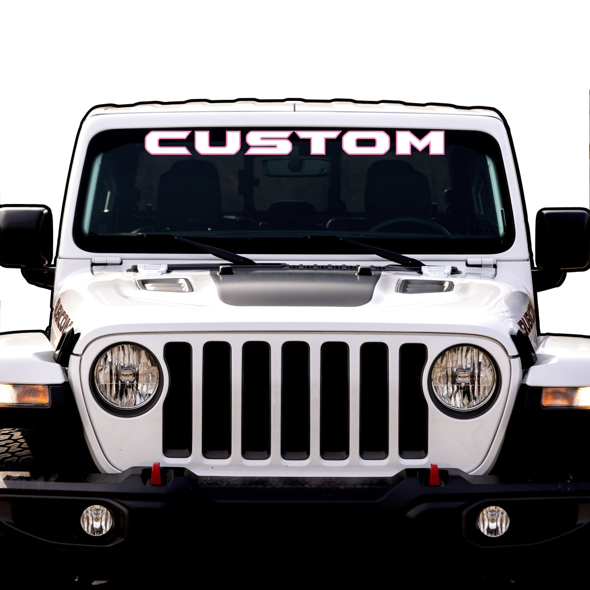Windshield Lettering