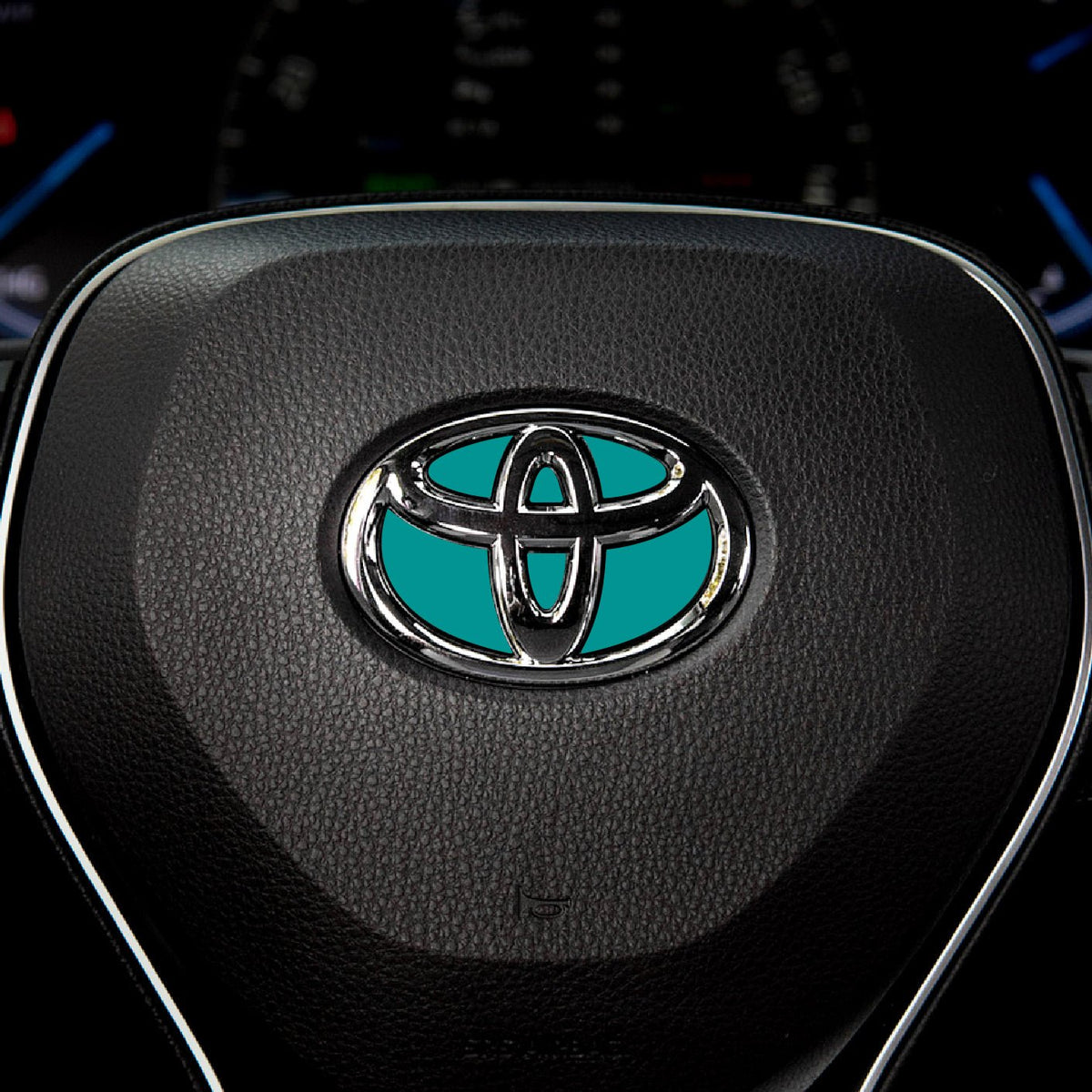 Custom Color Steering Wheel Decal for Toyota Models 2007-2024