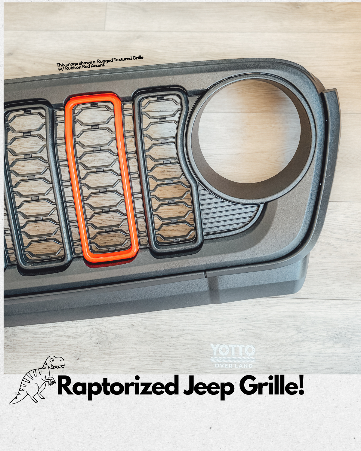 Fully Raptorized Grille - Newer Style Upgrade fits Wrangler JL/ GladiatorJT